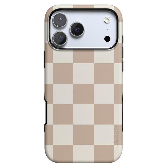 Fit Check | Neutral Checkerboard Case iPhone Case get.casely Bold + MagSafe® iPhone 17 Pro Max