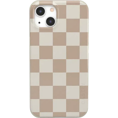 Fit Check | Neutral Checkerboard Case iPhone Case get.casely Classic iPhone 13 Mini