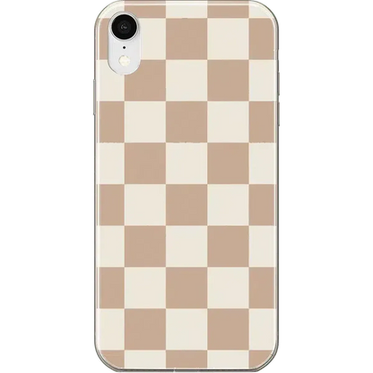 Fit Check | Neutral Checkerboard Case iPhone Case get.casely Classic iPhone XR