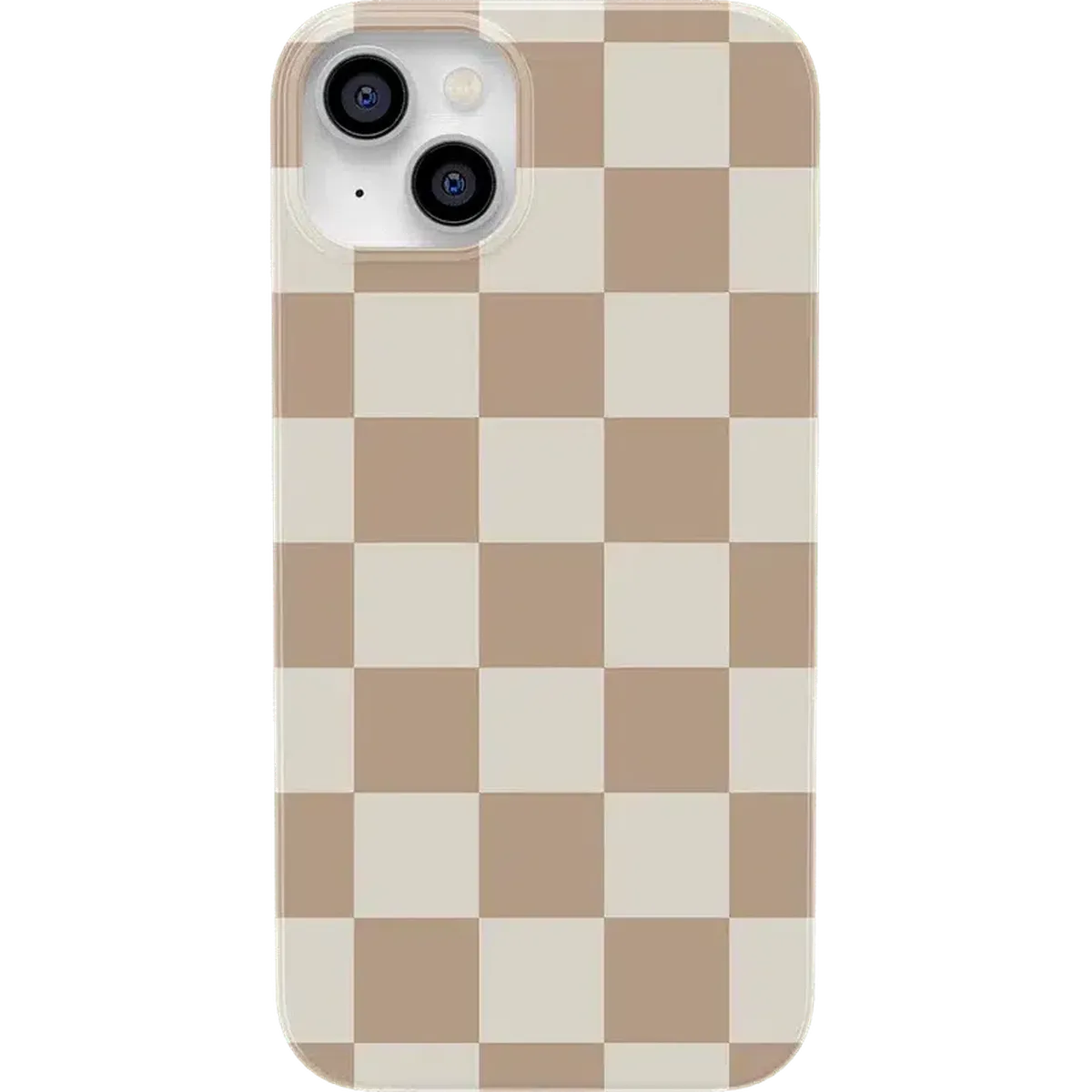 Fit Check | Neutral Checkerboard Case iPhone Case get.casely Classic + MagSafe® iPhone 14 Plus