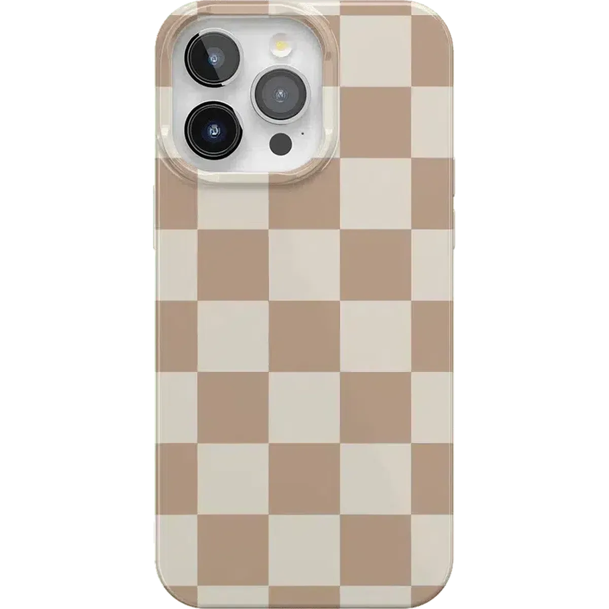Fit Check | Neutral Checkerboard Case iPhone Case get.casely Classic + MagSafe® iPhone 15 Pro