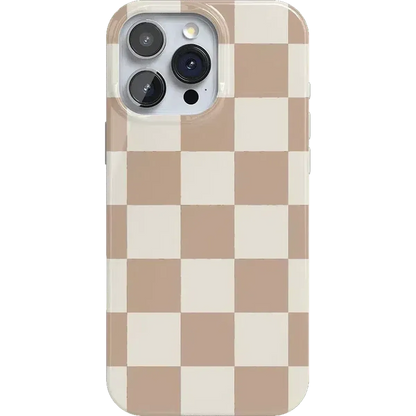 Fit Check | Neutral Checkerboard Case iPhone Case get.casely Classic + MagSafe® iPhone 16 Pro Max