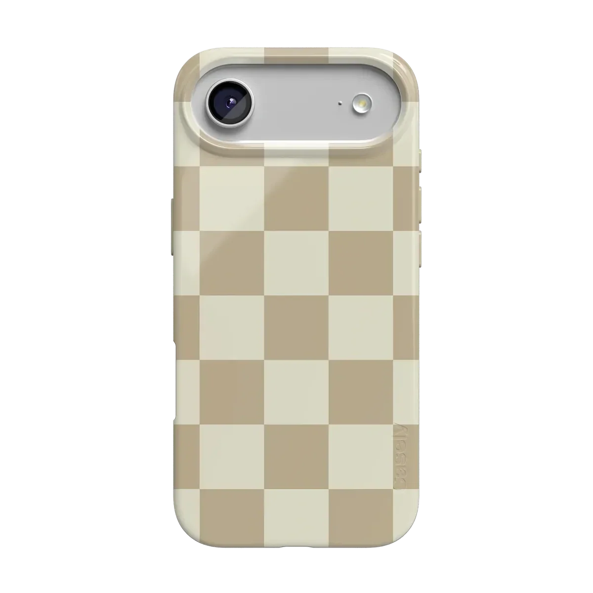 Fit Check | Neutral Checkerboard Case iPhone Case get.casely Classic + MagSafe® iPhone 17 Air