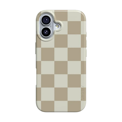 Fit Check | Neutral Checkerboard Case iPhone Case get.casely Classic + MagSafe® iPhone 17