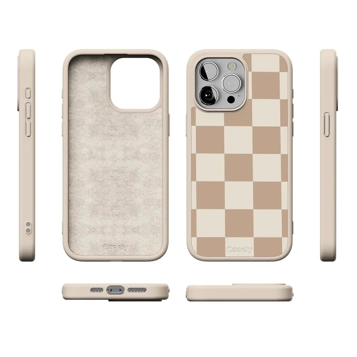Fit Check | Neutral Checkerboard Case iPhone Case get.casely