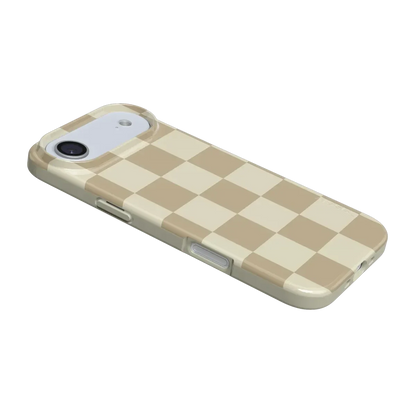 Fit Check | Neutral Checkerboard Case iPhone Case get.casely