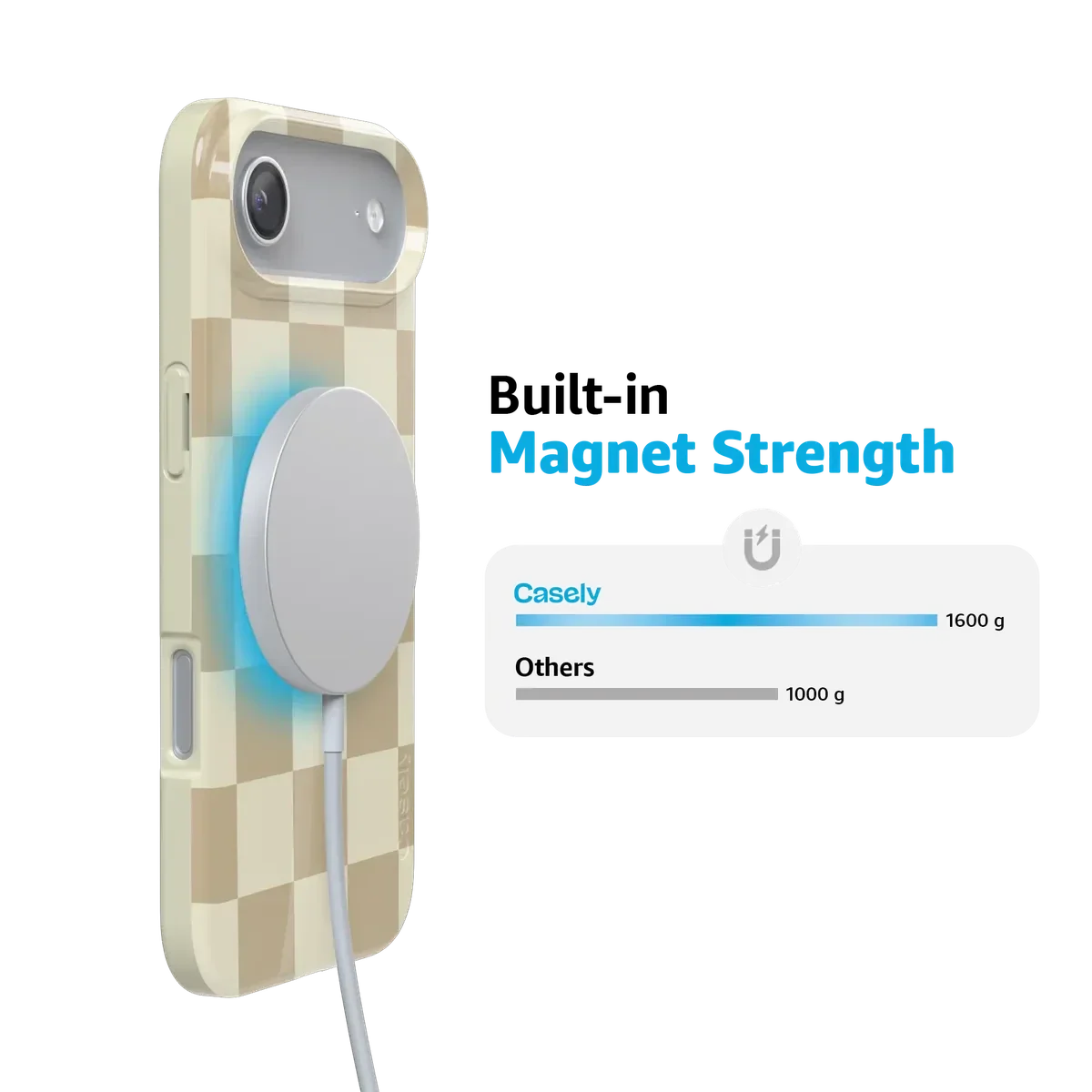 Fit Check | Neutral Checkerboard Case iPhone Case get.casely
