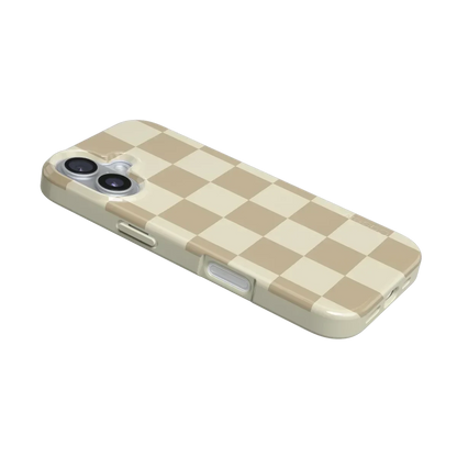 Fit Check | Neutral Checkerboard Case iPhone Case get.casely