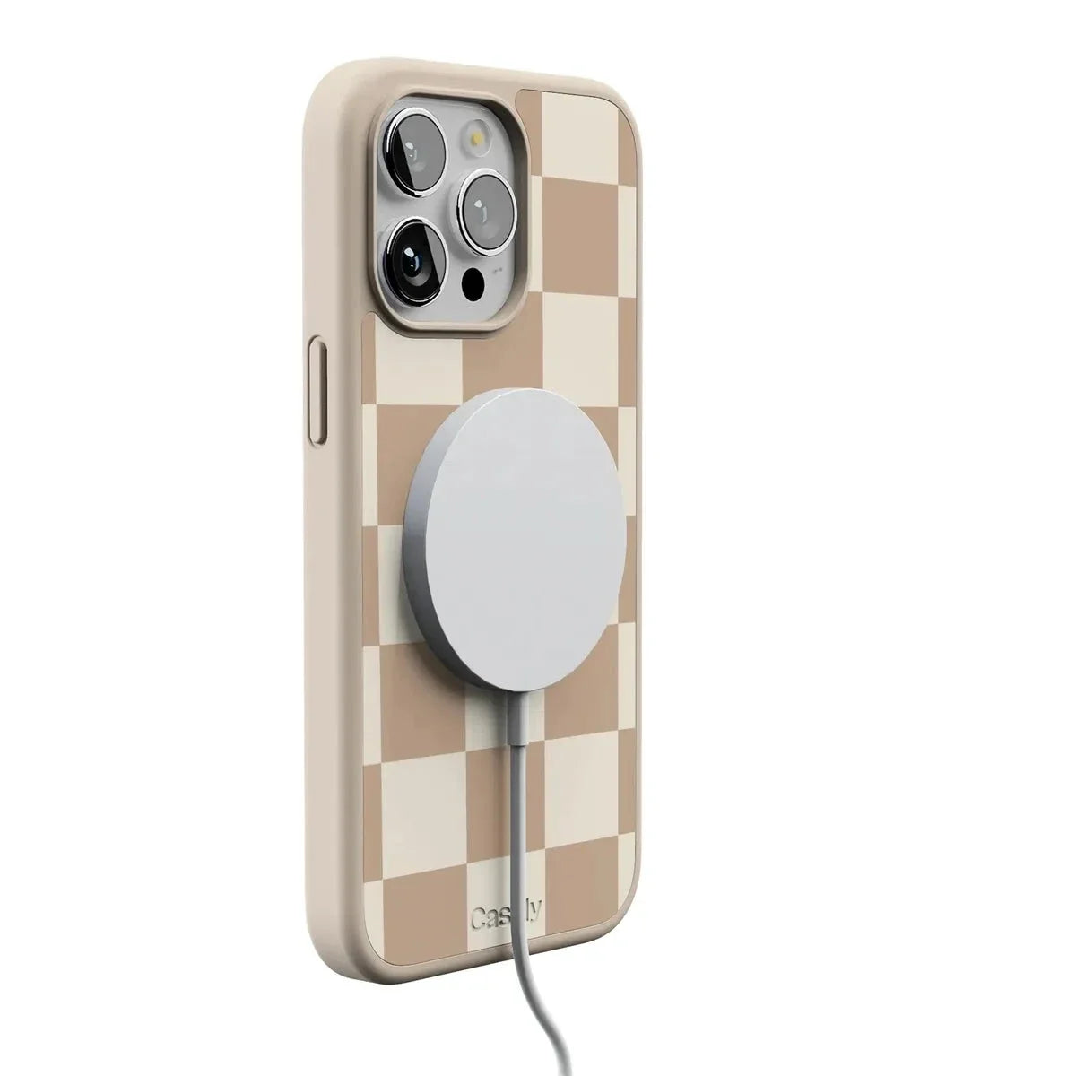 Fit Check | Neutral Checkerboard Case iPhone Case get.casely