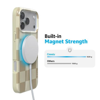 Fit Check | Neutral Checkerboard Case iPhone Case get.casely