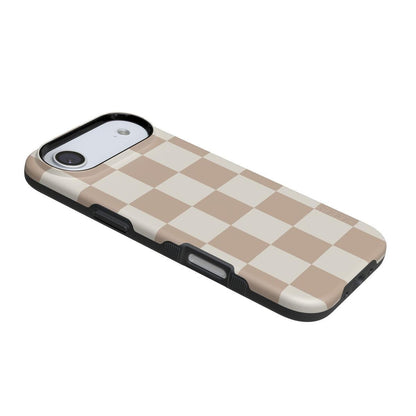 Fit Check | Neutral Checkerboard Case iPhone Case get.casely