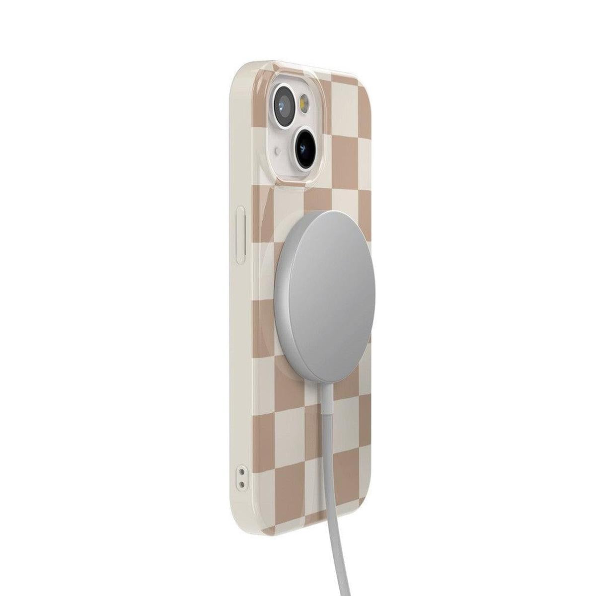 Fit Check | Neutral Checkerboard Case iPhone Case get.casely