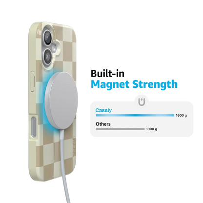 Fit Check | Neutral Checkerboard Case iPhone Case get.casely