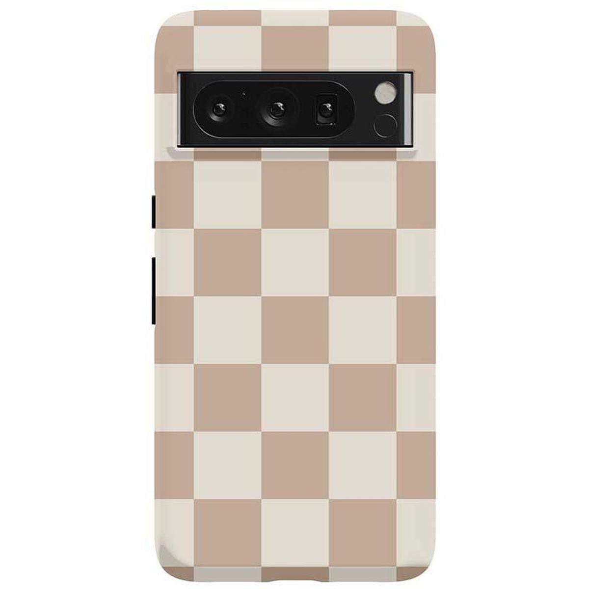 Fit Check | Neutral Checkerboard Google Pixel Case Google Pixel Case Casetry Essential Google Pixel 8 Pro