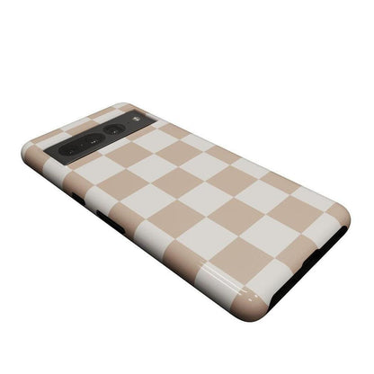 Fit Check | Neutral Checkerboard Google Pixel Case Google Pixel Case Casetry