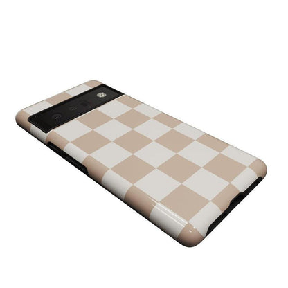 Fit Check | Neutral Checkerboard Google Pixel Case Google Pixel Case Casetry
