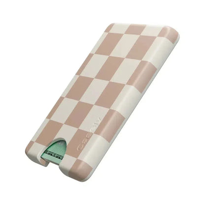 Fit Check | Neutral Checkerboard MagWallet MagWallet get.casely
