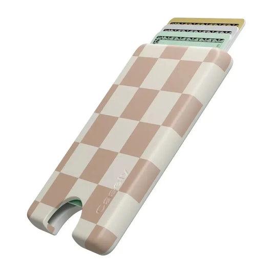 Fit Check | Neutral Checkerboard MagWallet MagWallet get.casely