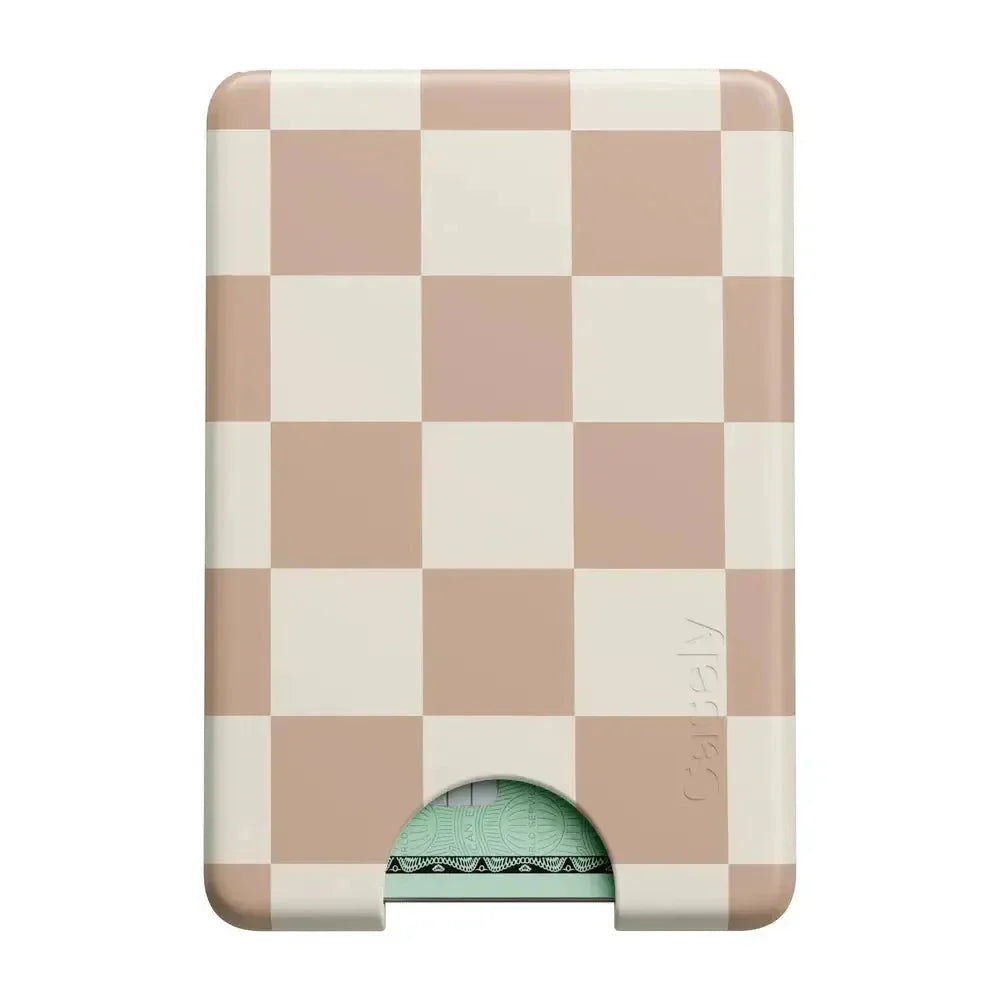 Fit Check | Neutral Checkerboard MagWallet MagWallet get.casely