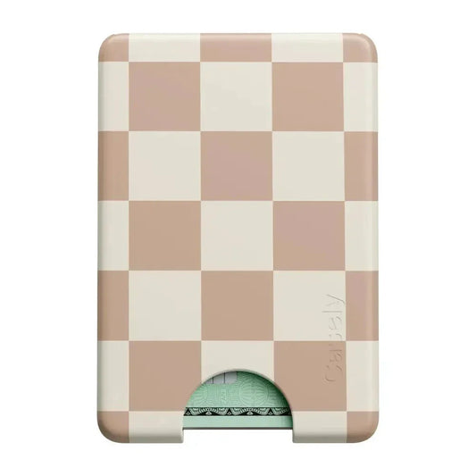 Fit Check | Neutral Checkerboard MagWallet MagWallet get.casely