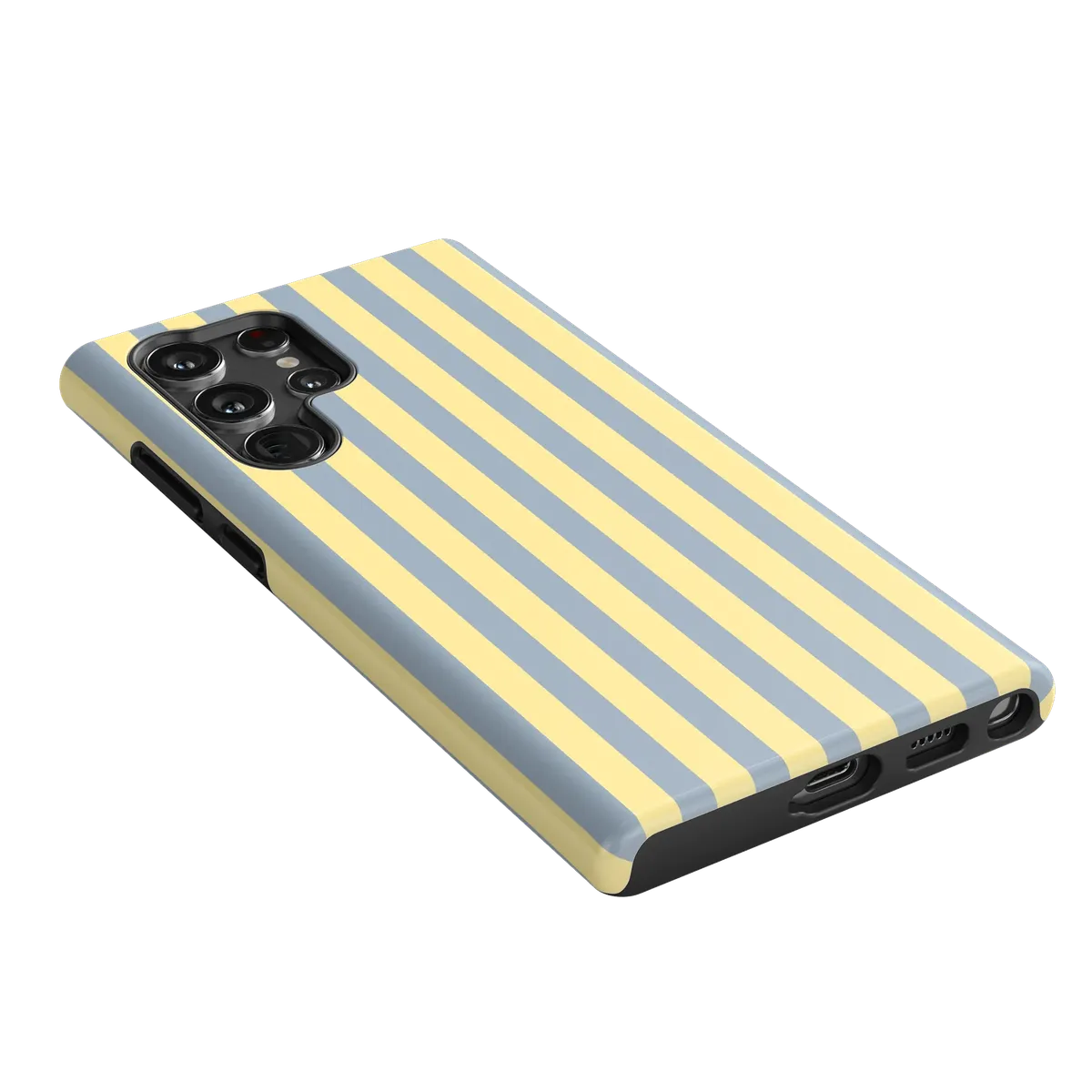 Coastline Stripes | Blue & Yellow Case