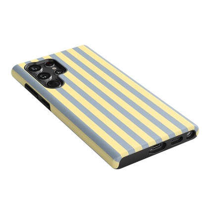Coastline Stripes | Blue & Yellow Case