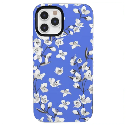 Floral Forest | Blue Cherry Blossom Floral Case iPhone Case get.casely Bold iPhone 12 Pro Max