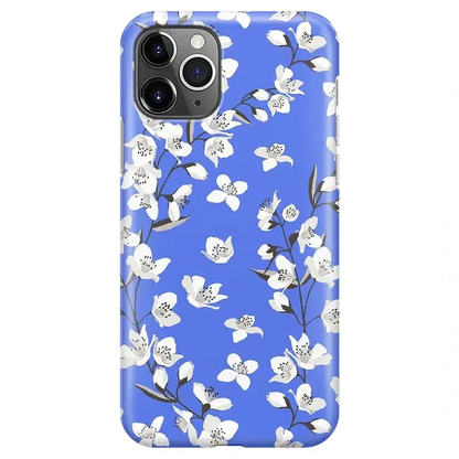 Floral Forest | Blue Cherry Blossom Floral Case iPhone Case get.casely Classic iPhone 11 Pro