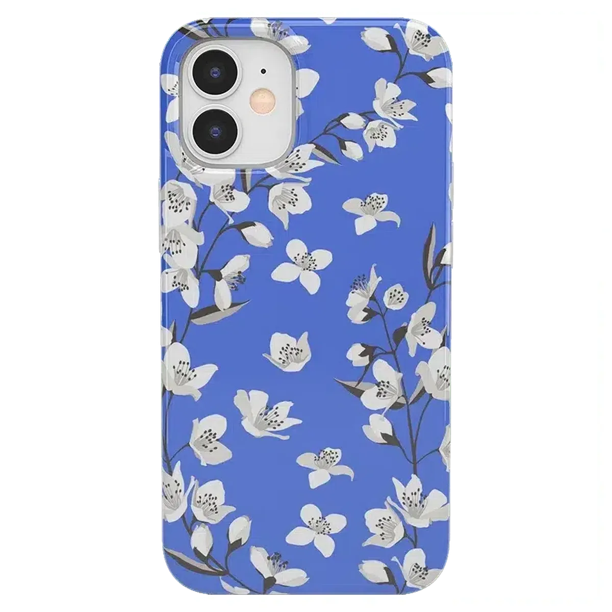 Floral Forest | Blue Cherry Blossom Floral Case iPhone Case get.casely Classic iPhone 12