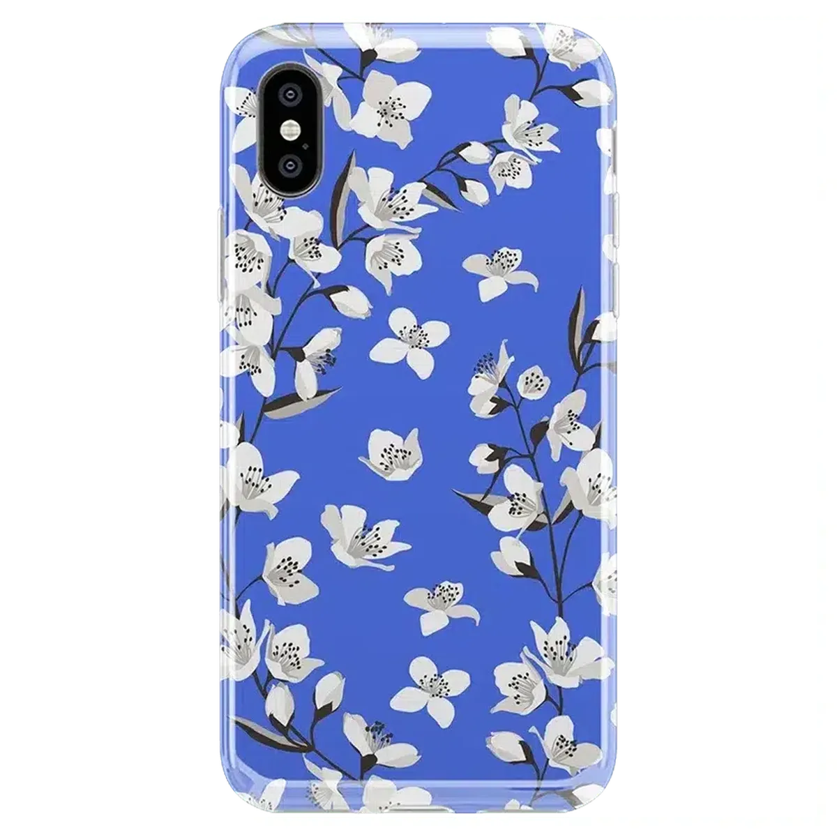 Floral Forest | Blue Cherry Blossom Floral Case iPhone Case get.casely Classic iPhone X / XS