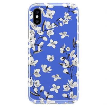 Floral Forest | Blue Cherry Blossom Floral Case iPhone Case get.casely Classic iPhone X / XS
