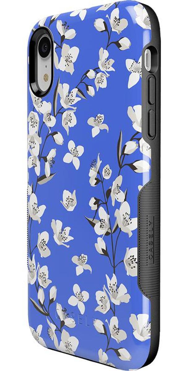 Floral Forest | Blue Cherry Blossom Floral Case iPhone Case get.casely