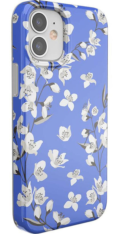Floral Forest | Blue Cherry Blossom Floral Case iPhone Case get.casely