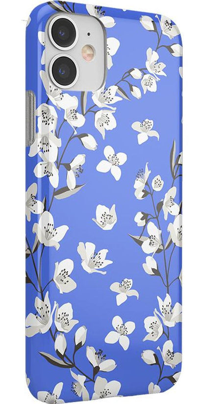 Floral Forest | Blue Cherry Blossom Floral Case iPhone Case get.casely