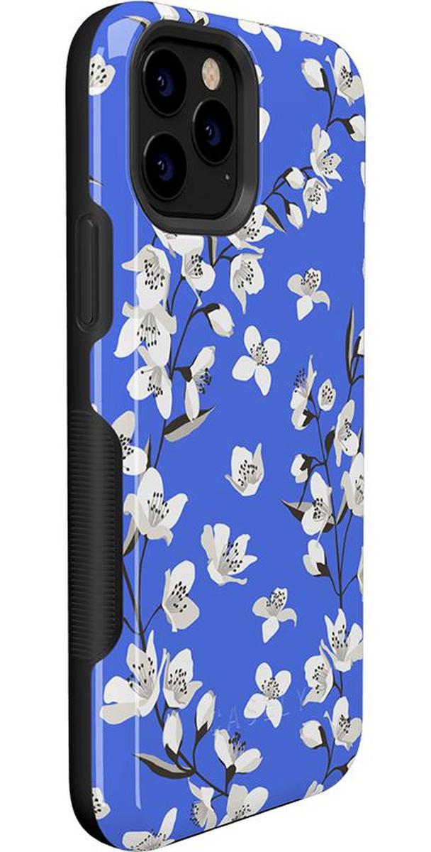 Floral Forest | Blue Cherry Blossom Floral Case iPhone Case get.casely