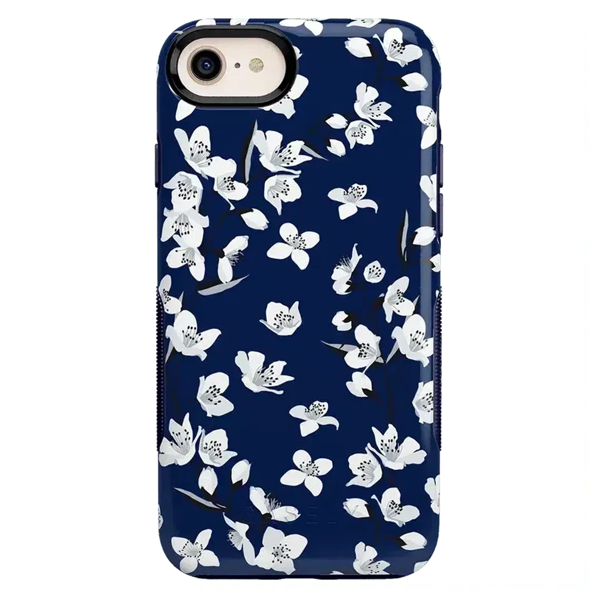 Floral Forest | Navy Cherry Blossom Floral Case iPhone Case get.casely Bold iPhone 6/7/8