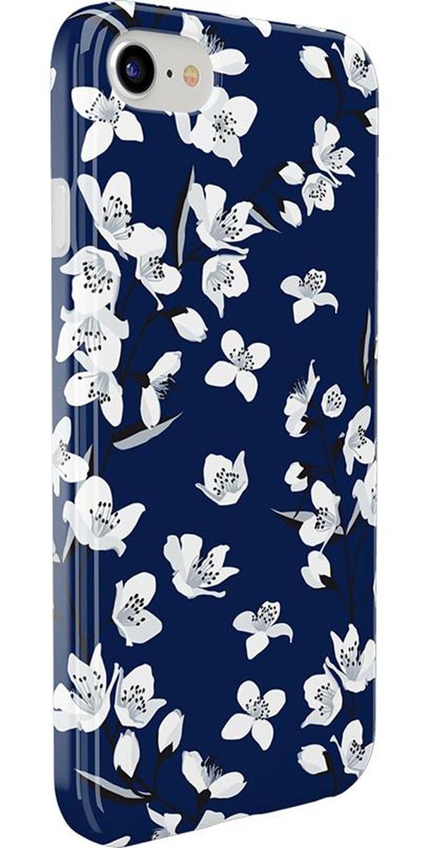 Floral Forest | Navy Cherry Blossom Floral Case iPhone Case get.casely