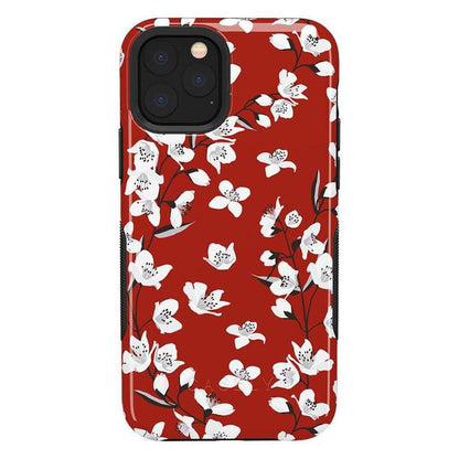 Floral Forest | Red Cherry Blossom Floral Case iPhone Case get.casely Bold iPhone 11 Pro