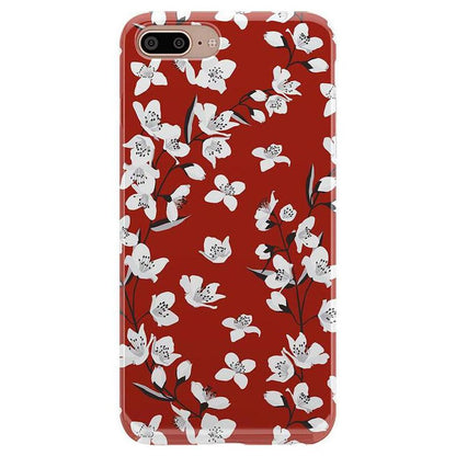 Floral Forest | Red Cherry Blossom Floral Case iPhone Case get.casely Classic iPhone 6/7/8 Plus