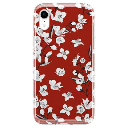 Floral Forest | Red Cherry Blossom Floral Case iPhone Case get.casely Classic iPhone XR