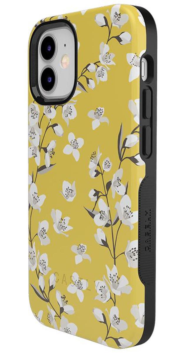 Floral Forest | Yellow Cherry Blossom Floral Case iPhone Case get.casely
