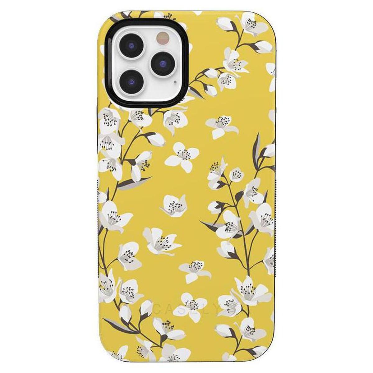 Floral Forest | Yellow Cherry Blossom Floral Case iPhone Case get.casely