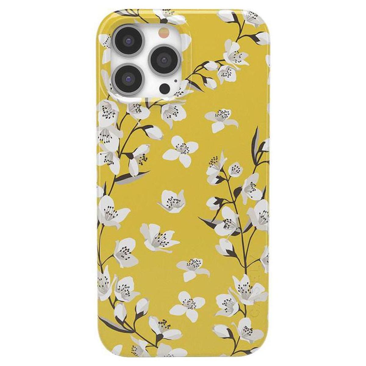 Floral Forest | Yellow Cherry Blossom Floral Case iPhone Case get.casely