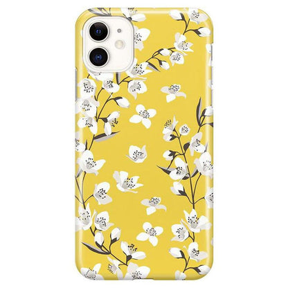 Floral Forest | Yellow Cherry Blossom Floral Case iPhone Case get.casely