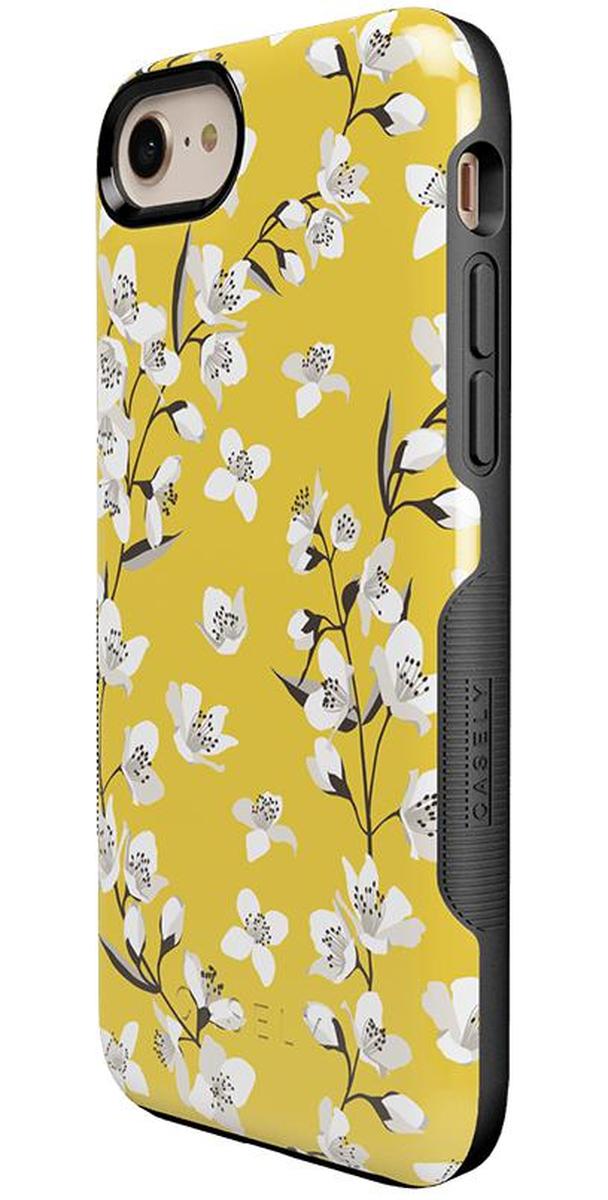 Floral Forest | Yellow Cherry Blossom Floral Case iPhone Case get.casely