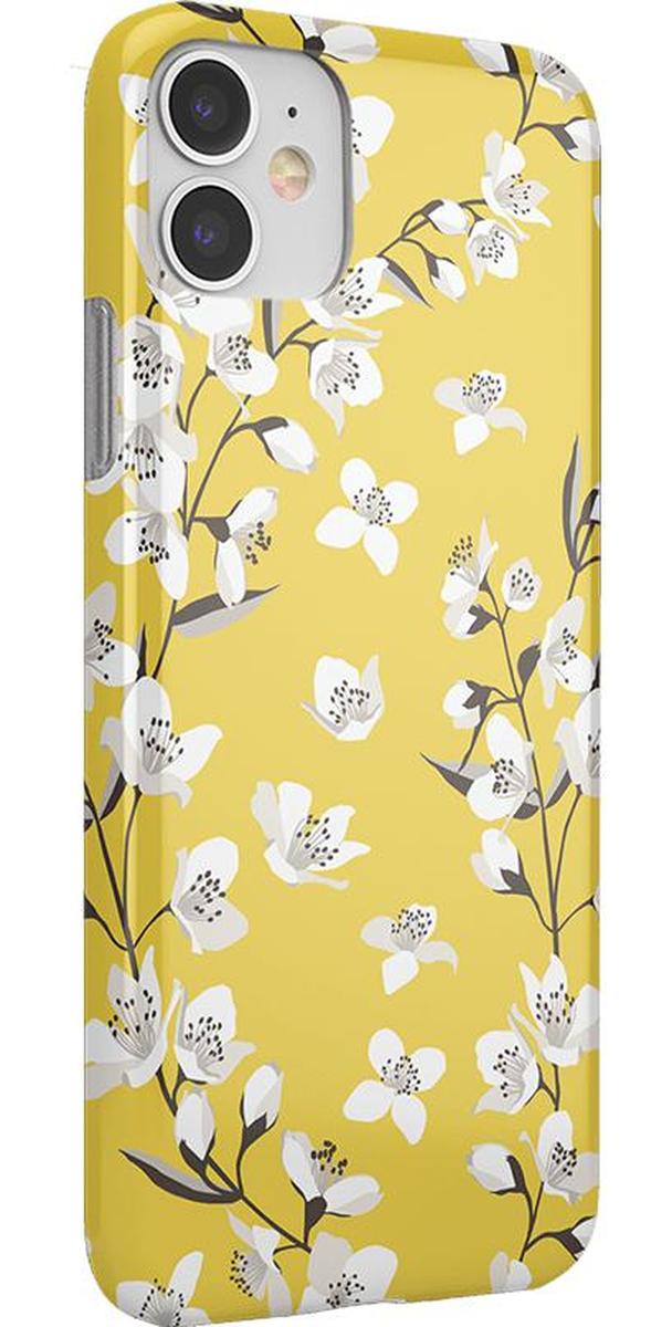 Floral Forest | Yellow Cherry Blossom Floral Case iPhone Case get.casely