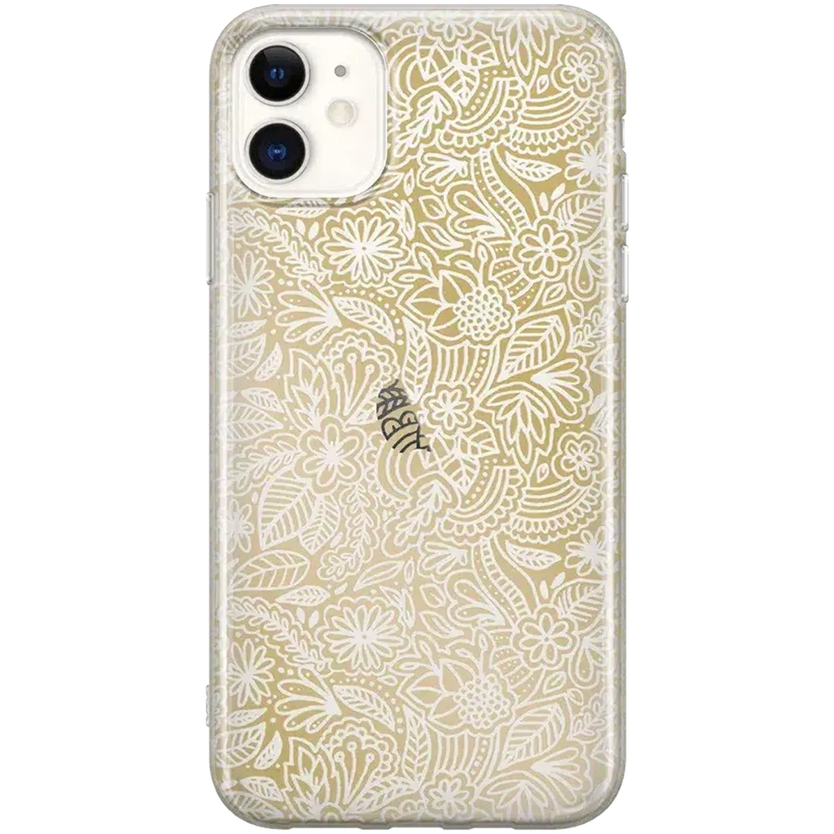 Floral Mandala | Rose Gold Clear Case iPhone Case get.casely Classic iPhone 11