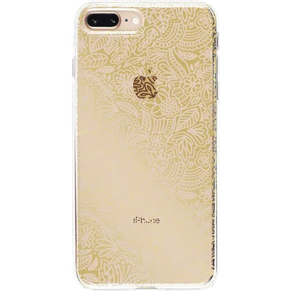 Floral Mandala | Rose Gold Clear Case iPhone Case get.casely Classic iPhone 6/7/8 Plus