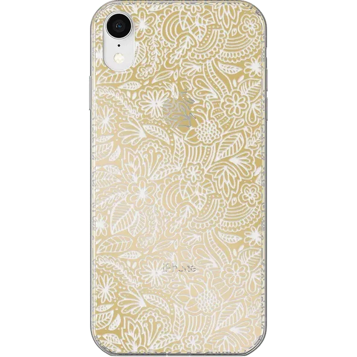 Floral Mandala | Rose Gold Clear Case iPhone Case get.casely Classic iPhone XR