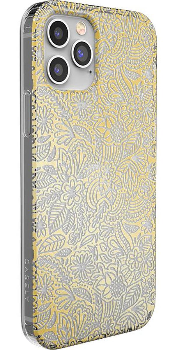 Floral Mandala | Rose Gold Clear Case iPhone Case get.casely